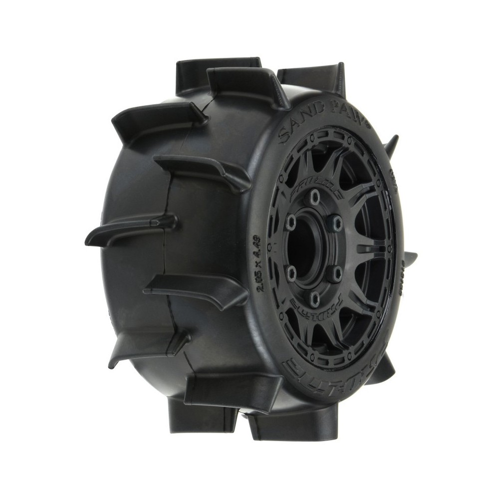 Pro-line 1-10 Sand Paw LP F-R 2.8 MT Tires Mounted 12mm-14mm Black Raid PRO1016010 Pro-line 1-10 Sand Paw LP F-R 2.8 MT Tires Mounted 12mm-14mm Black Raid PRO1016010
