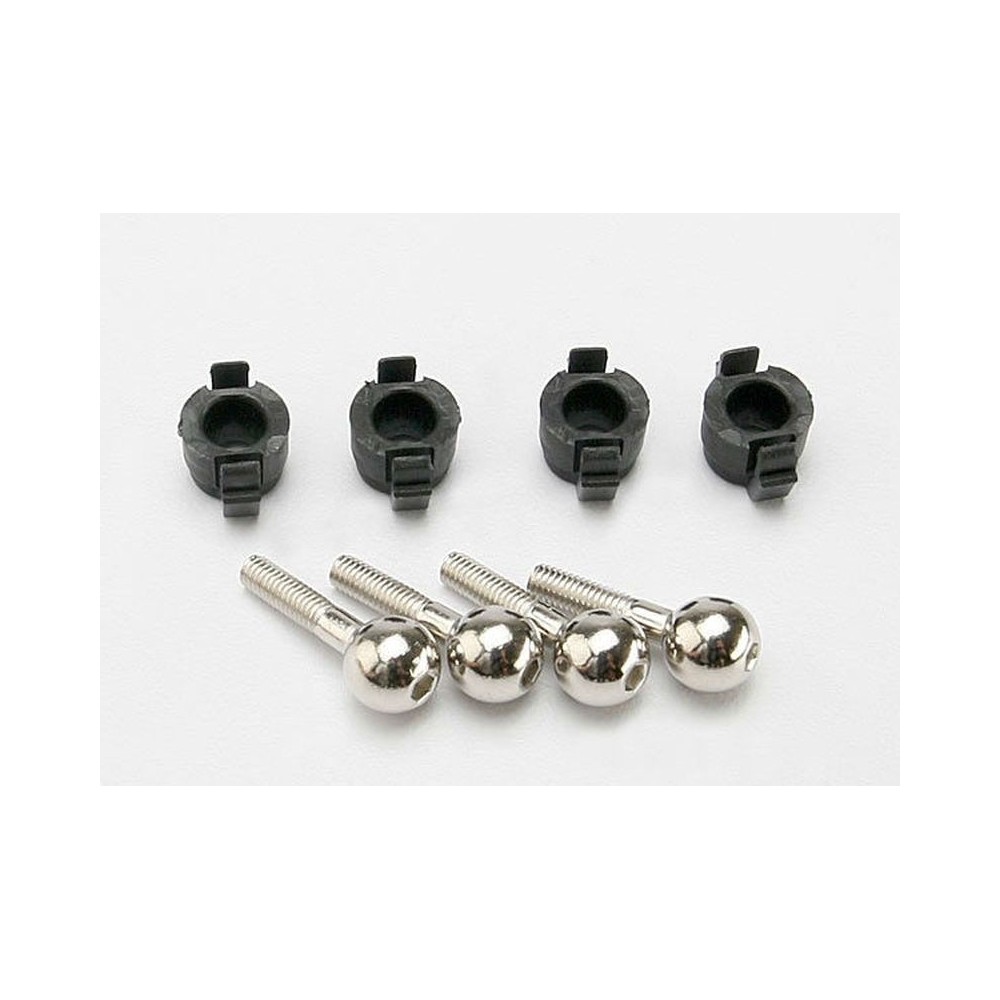 Traxxas Pivot balls (4) pivot ball caps (4) TRX7033 Traxxas Pivot balls (4) pivot ball caps (4) TRX7033