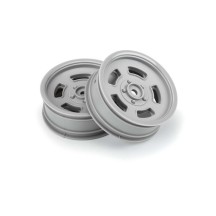 Llantas Slot Mag Drag Spec frontal 2.2" gris Pro-line 1/10