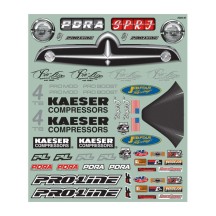 Pro-line 1-10 Super J Pro-Mod Clear Body: Drag Car PRO352300
