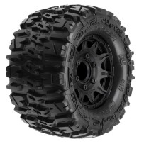 Pro-line 1-10 Trencher F-R 2.8 MT Tires Mounted 12mm-14mm Black Raid PRO117010