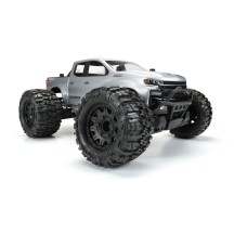 Neumáticos Trencher 2.8 F-R montados con llantas 12mm-14mm negras Raid Pro-line PRO117010 (4)