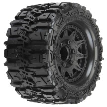 Neumáticos Trencher HP BELTED 2.8 F-R montados negros 1/10