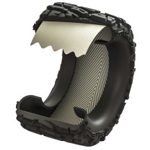 Neumáticos Trencher HP BELTED 2.8 F-R montados negros 1/10