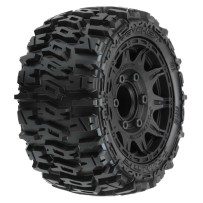 Pro-line 1-10 Trencher LP F-R 2.8 MT Tires Mounted 12mm-14mm Black Raid PRO1015910