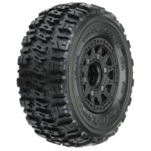 Pro-line 1-10 Trencher X Front-Rear 2.2-3.0 SC Mounted 12mm Black Raid PRO119010