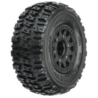 Pro-line 1-10 Trencher X Front-Rear 2.2-3.0 SC Mounted 12mm Black Raid PRO119010
