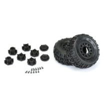 Pro-line 1-10 Trencher X Front-Rear 2.2-3.0 SC Mounted 12mm Black Raid PRO119010