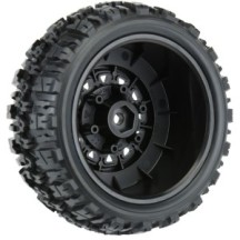 Pro-line 1-10 Trencher X Front-Rear 2.2-3.0 SC Mounted 12mm Black Raid PRO119010