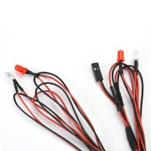 Kit universal de iluminación LED con carcasas de faros y luces traseras para carrocerías crawler 1/10 Pro-line PRO631700 (2)