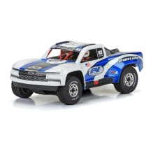 Carrocería Silverado Trophy Truck 2019 pre-cortada transparente GROM 1/16
