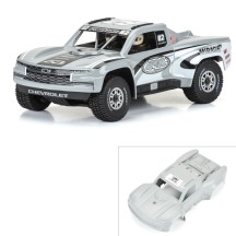 Carrocería Silverado Trophy Truck 2019 Tough-Color gris GROM 1/16