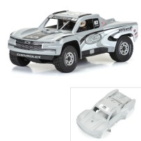 Pro-line 1-16 Pre-Cut 2019 Chevy Trophy Truck Tough-Color Gray Body: GROM PRO367514
