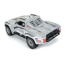 Carrocería Silverado Trophy Truck 2019 Tough-Color gris GROM 1/16