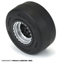 Neumáticos Reaction HP no-prep BELTED traseros Mini Drag Losi 1/16