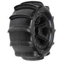 Neumáticos Sling Shot 2.2 arena F-R montados 12mm negros 1/16