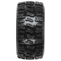 Neumáticos Trencher M2 2.2 delantero-trasero montados con llantas 12mm negras Desperado 1/16 Pro-line PRO119411 (2)