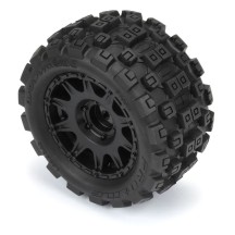 Neumáticos Badlands MX 1.85 F-R montados 12mm negros Granite GROM 1/18