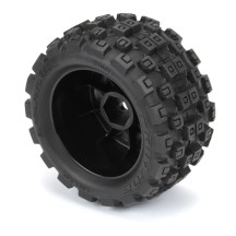 Neumáticos Badlands MX 1.85 F-R montados 12mm negros Granite GROM 1/18