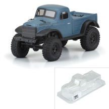 Carrocería Dodge Power Wagon 1946 transparente SCX24 1/24