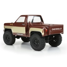 Carrocería Chevrolet K-10 1978 transparente SCX24 1/24