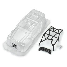 Carrocería Toyota FJ40 1979 transparente jaula SCX24 1/24