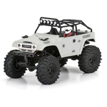 Carrocería Toyota FJ40 1979 transparente jaula SCX24 1/24