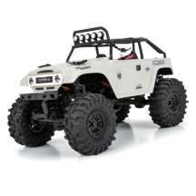 Carrocería Toyota FJ40 1979 transparente jaula SCX24 1/24