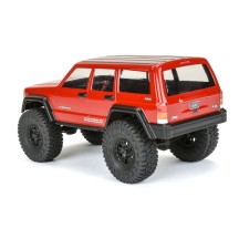 Carrocería Jeep Cherokee 2001 transparente SCX24 1/24