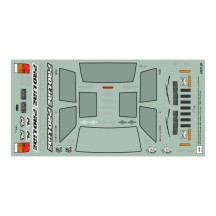 Carrocería Jeep Cherokee 2001 transparente SCX24 1/24