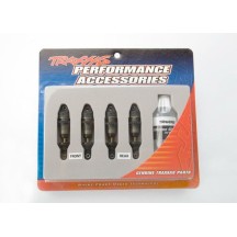 Traxxas Shocks gtr hard anodized teflon-coated bodies with tin sha TRX7061X