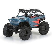 Carrocería Jeep LJ 2004 transparente con jaula de protección para SCX24 1/24 Pro-line PRO366400 (3)