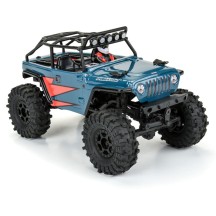 Carrocería Jeep LJ 2004 transparente con jaula de protección para SCX24 1/24 Pro-line PRO366400 (6)