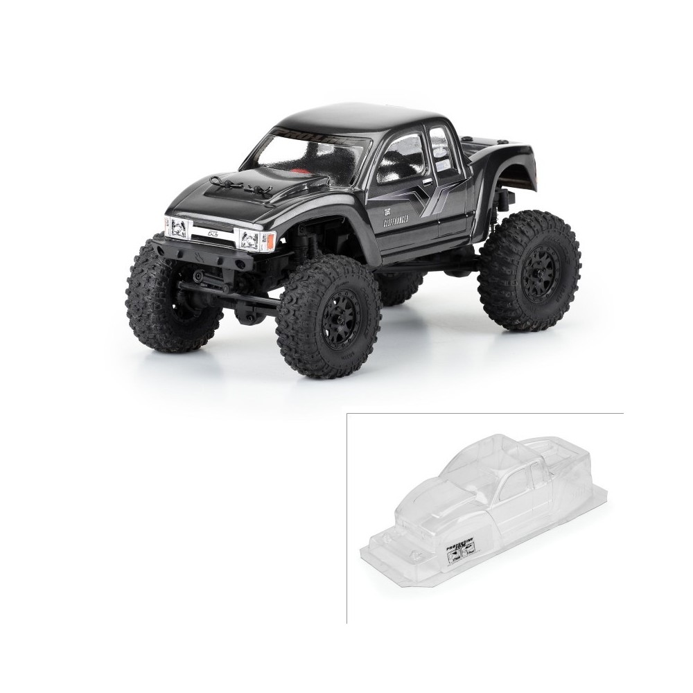 Carrocería Cliffhanger alto rendimiento transparente SCX24 1/24 Carrocería Cliffhanger alto rendimiento transparente SCX24 1/24