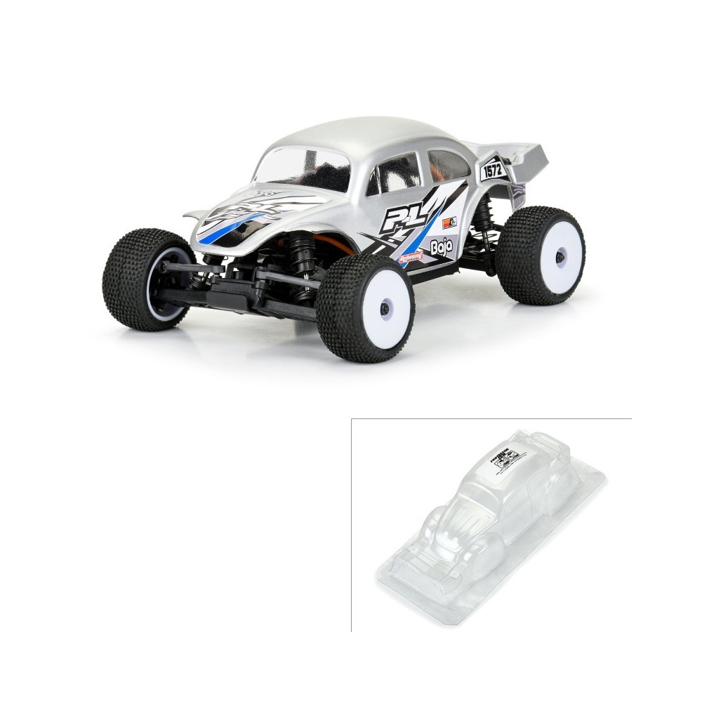 Carrocería Baja Bug Volkswagen transparente Micro-T 1/28
