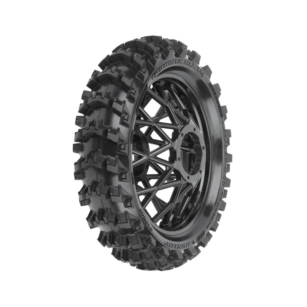 Pro-line 1-4 Dunlop Geomax MX14 V2 Bead CR4 Rear Tire MTD Black Bullyspoke: MX PRO1024710 Pro-line 1-4 Dunlop Geomax MX14 V2 Bead CR4 Rear Tire MTD Black Bullyspoke: MX PRO1024710