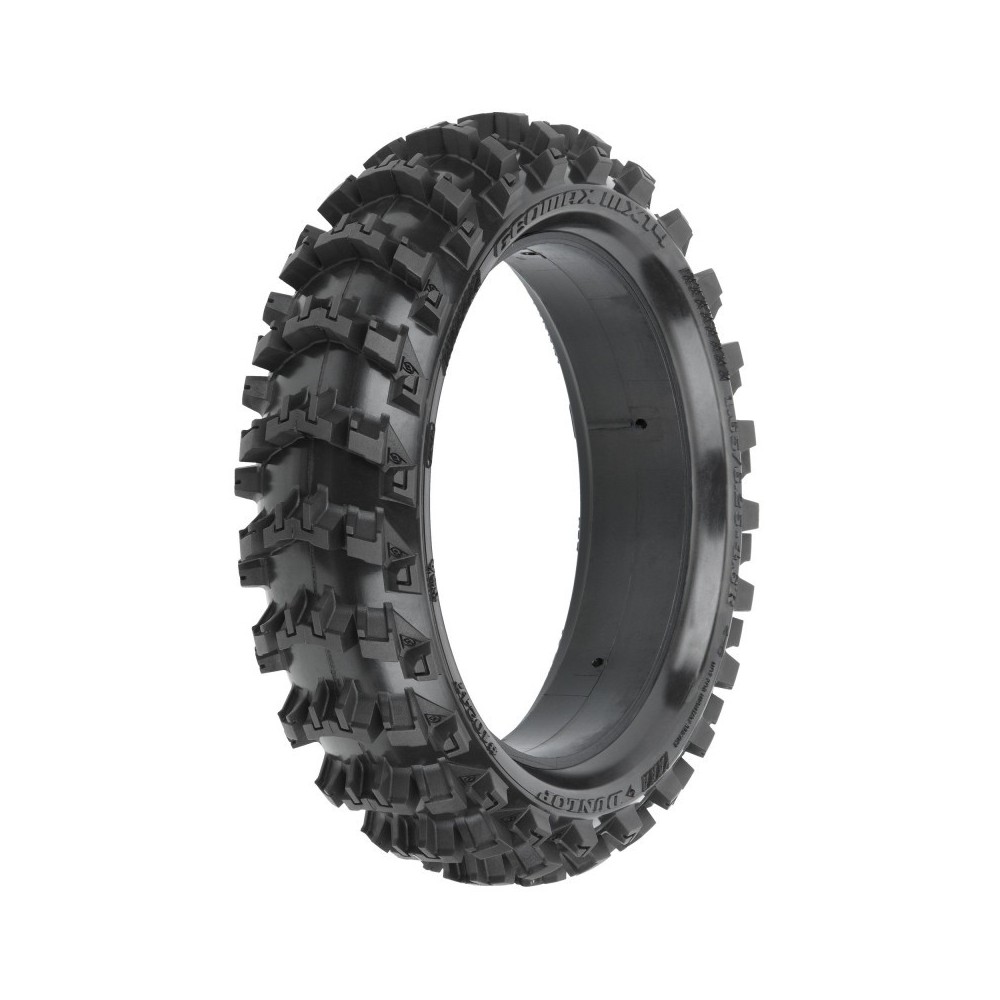 Neumático trasero Dunlop Geomax MX14 V2 CR4 1/4 montado con llanta Pro-Spec manga motocross Pro-line PRO1024711 Neumático trasero Dunlop Geomax MX14 V2 CR4 1/4 montado con llanta Pro-Spec manga motocross Pro-line PRO1024711