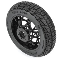 Neumático trasero Hot Lap MX S3 montado en llanta Supermoto negra 1/4 Pro-line PRO1024310 (3)