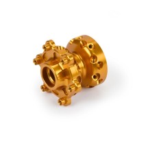 Buje delantero aluminio Pro-Spec dorado 1/4 Pro-line