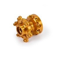 Pro-line 1-4 Pro-Spec Aluminum Front Hub Gold: Promoto-SM PRO284704