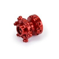 Pro-line 1-4 Pro-Spec Aluminum Front Hub Red: Promoto-SM PRO284703
