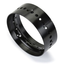 Llanta trasera aluminio Pro-Spec negra 1/4 Pro-line