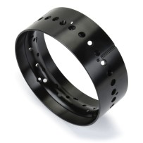Pro-line 1-4 Pro-Spec Aluminum Rear Rim Black: Promoto-SM PRO284806