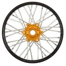 Rueda delantera V2 aluminio Pro-Spec negro-dorado 1/4