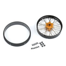 Rueda delantera V2 de aluminio Pro-Spec negro-dorado 1/4 Promoto-MX Pro-line PRO283600T3 (4)