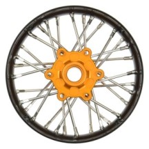 Pro-line 1-4 Pro-Spec Aluminum V2 Bead Front Wheel Black-Gold : Promoto-SM PRO284700T3