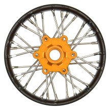 Rueda delantera V2 aluminio Pro-Spec negro-dorado 1/4
