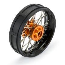 Rueda delantera V2 aluminio Pro-Spec negro-dorado 1/4