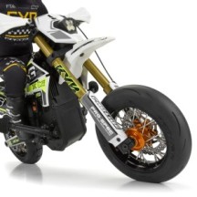 Pro-line 1-4 Pro-Spec Aluminum V2 Bead Front Wheel Black-Gold : Promoto-SM PRO284700T3