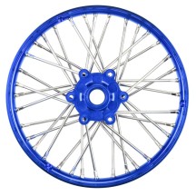 Rueda delantera V2 aluminio Pro-Spec azul 1/4